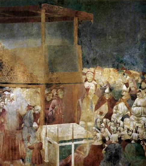 GIOTTO di Bondone Canonization of St Francis oil painting picture